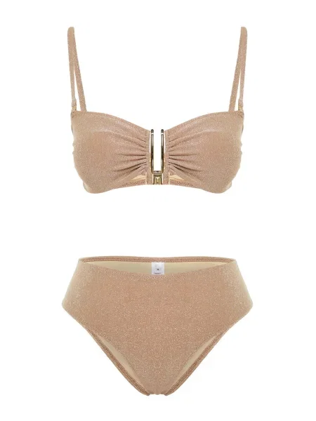 Trendyol Bikiny světle hnědá