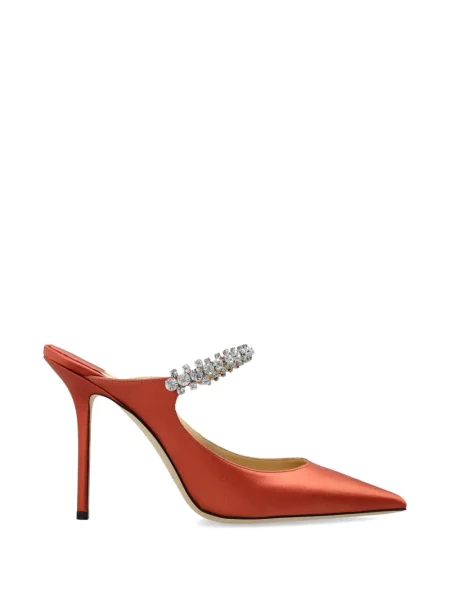 Papuci tip mules Jimmy Choo portocaliu