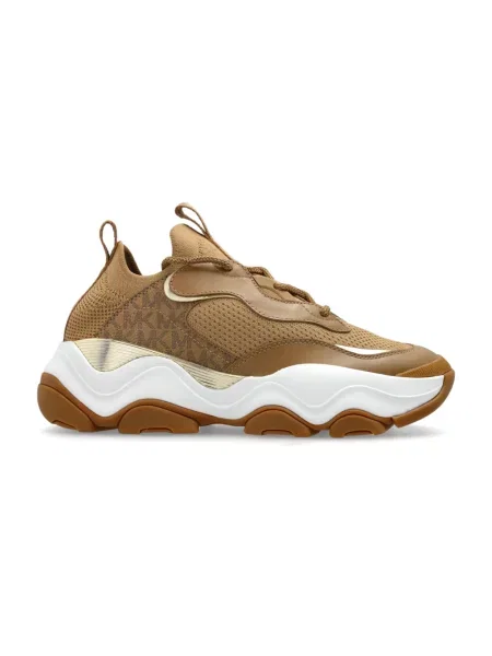 Sneakersy Michael Kors skórzane brązowe