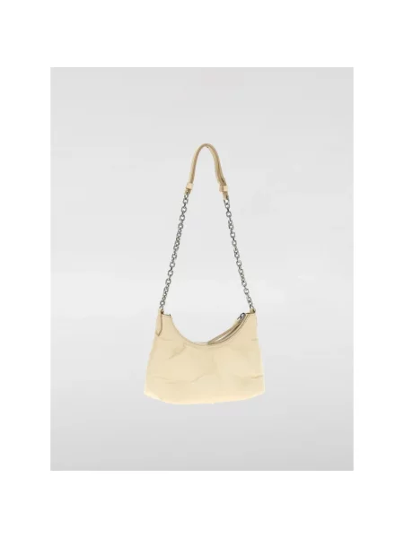 Torebka Maison Margiela skórzana pikowana biała