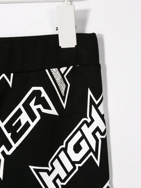 Legginsy dziecięce Philipp Plein czarne