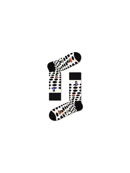 Happy Socks Beatles Dots Unisex Skarpetki Happy Socks Size: biały
