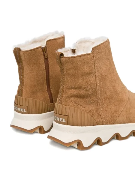 Botine Sorel din piele de căprioară maro