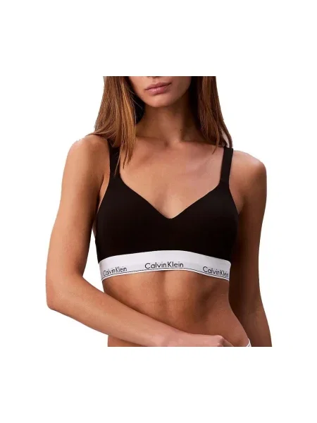 Modál melltartó Calvin Klein Underwear fekete