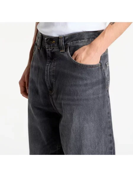 Τζιν Carhartt WIP Brandon Pant Black Marble Used Wash S μαύρο