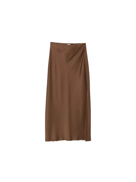 Spódnica maxi Brunello Cucinelli brązowa