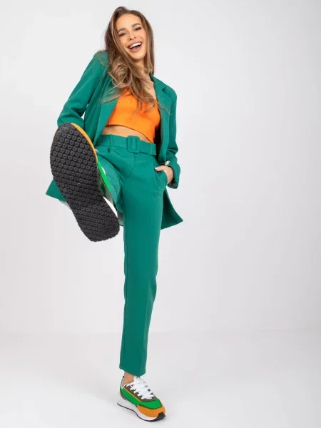 Pantaloni Fashionhunters verde