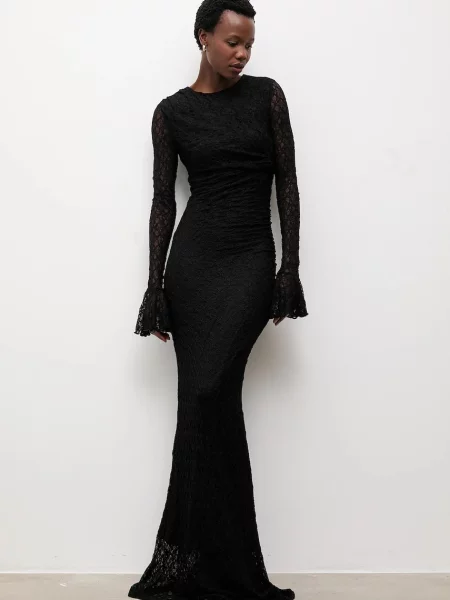 Answear.LAB rochie maxi mulata negru