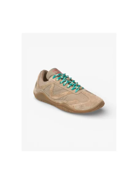 Sneakersy Inuikii skórzane brązowe