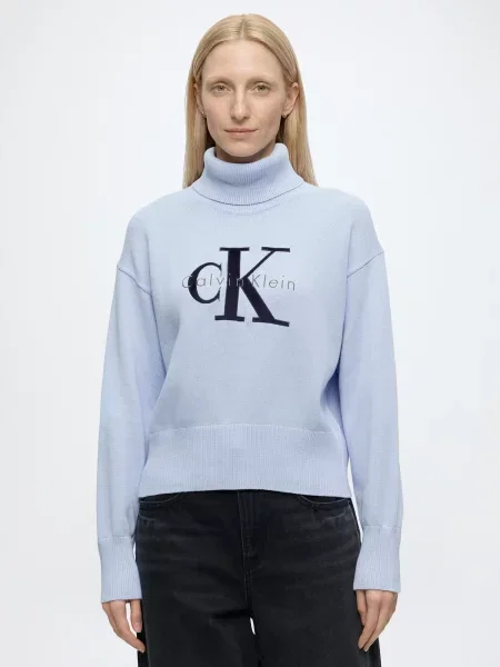 Calvin Klein Jeans Rolák Svetlo modrá
