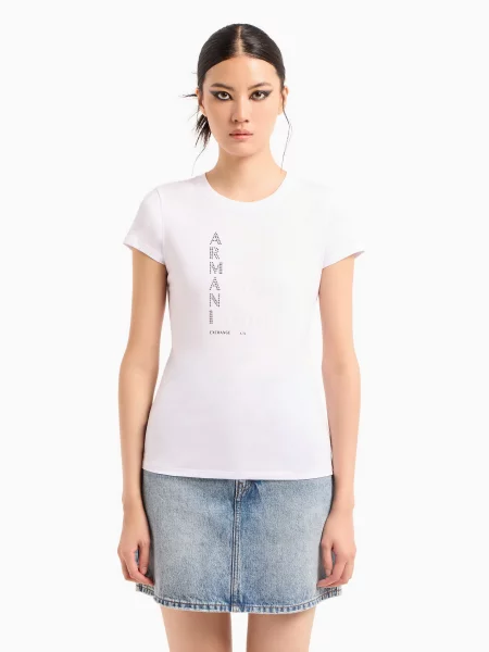 Armani Exchange Футболка білий