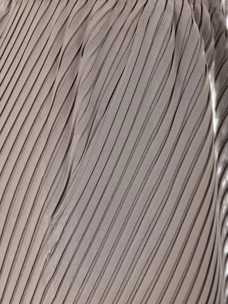 Pantaloni Issey Miyake plisate maro