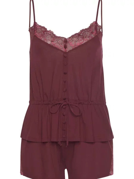 LASCANA Pantaloni scurți vin roșu