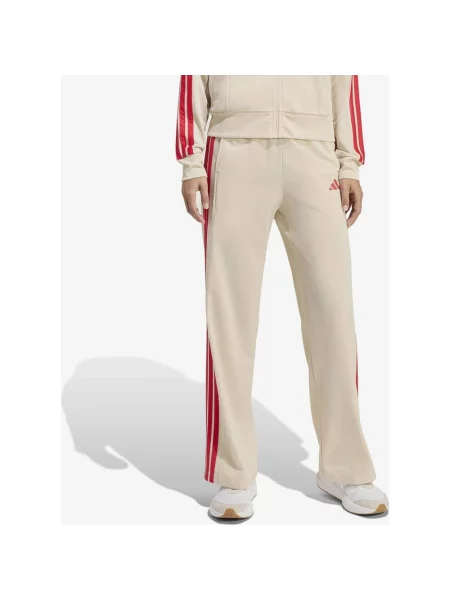 Spodnie adidas Fashion czerwone M beżowe