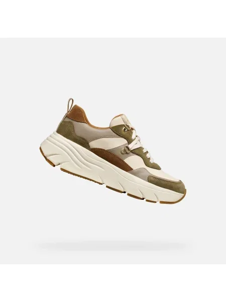 Sneakerși Geox maro