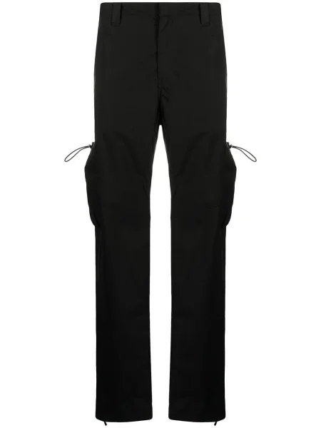 Pantaloni cargo Marcelo Burlon County Of Milan cu broderie alb