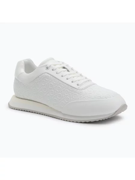 Кросівки Calvin Klein Runner Lace Up Mono Pu Triple Bright White білі
