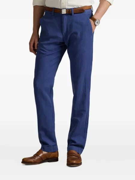Vlněné krátký kalhotky Polo Ralph Lauren s autogramem modré