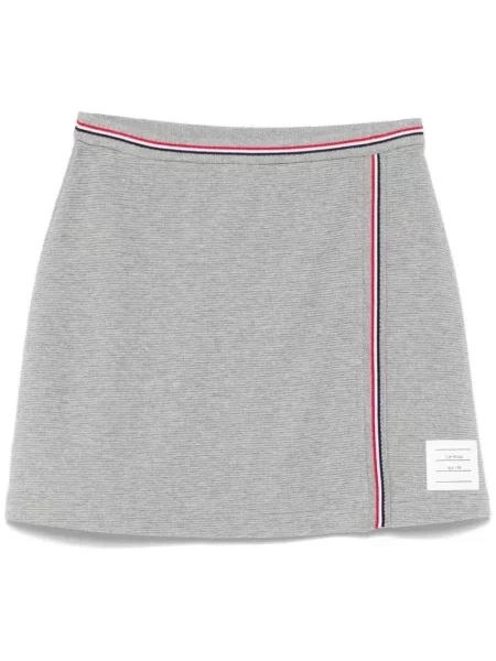 Fusta mini Thom Browne gri