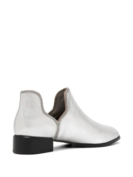Botine Senso din piele argintiu