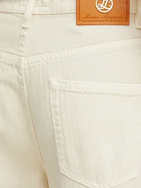 Blugi Luisa Spagnoli cu model herringbone