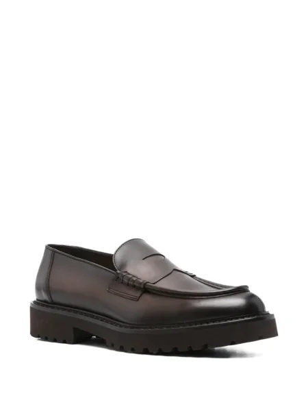 Pantofi loafer Doucal's din piele maro