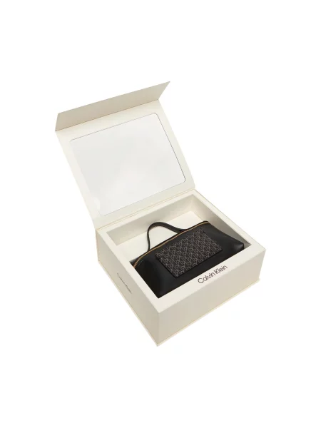 Pungă cosmetică Calvin Klein Jeans negru