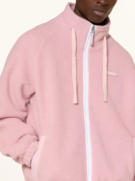 Flâneur Kurtka Z Futerkiem Teddy Fleece pink biała