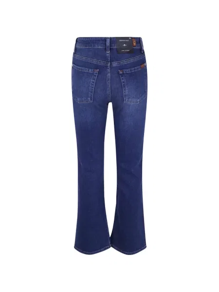 Decupat blugi 7 For All Mankind albastru