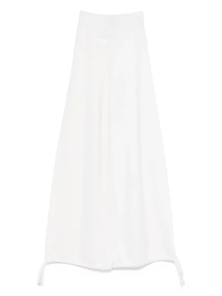 Pantaloni Max Mara de lână alb