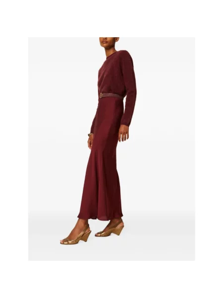 Spódnica midi Twinset czerwona