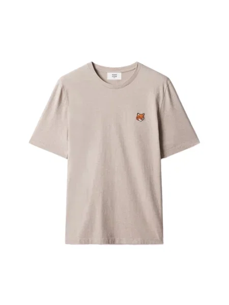 Koszulka Maison Kitsune beżowa