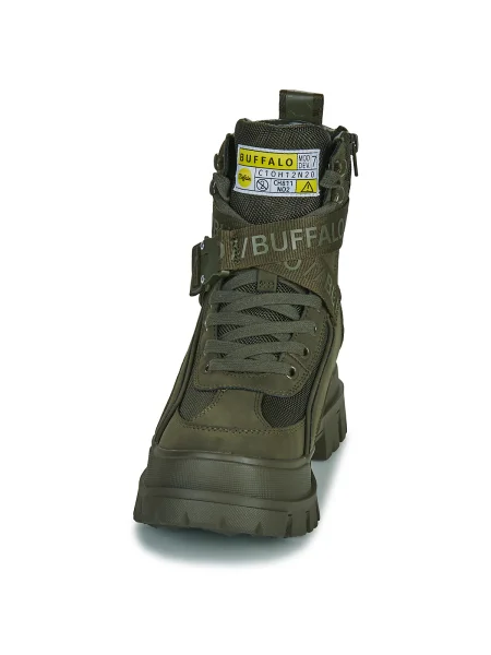 Bokacsizma Buffalo Aspha Laceup Mi khaki
