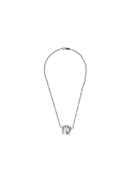 Colier Balenciaga argintiu