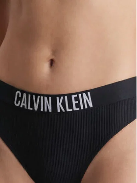 Calvin Klein Swimwear Bikini alsó fekete