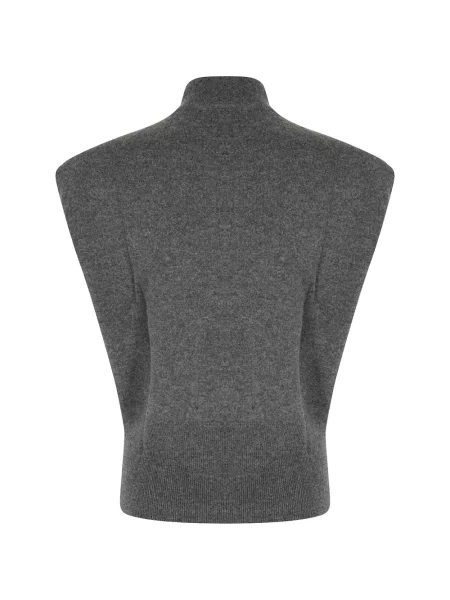 Pulover Semicouture fără mâneci gri