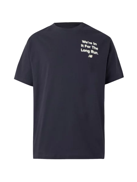 New balance Tricou negru / murdar alb
