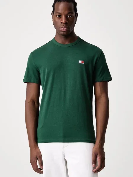 Tommy Jeans tričko pánske zelená
