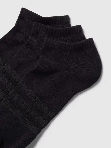 Krótkie skarpety z detalem z logo w zestawie 3 szt. Adidas Sportswear czarne