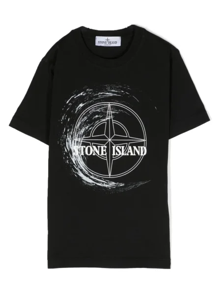 Koszulka dziecięca Stone Island czarna