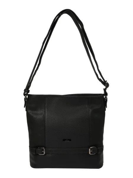 TOM TAILOR Geantă de umăr Juna' negru
