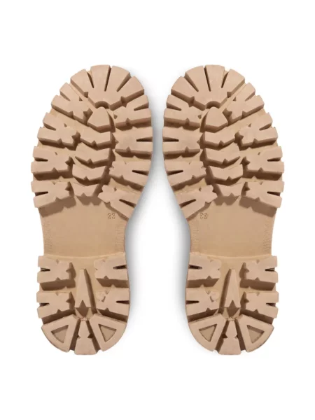 Dětské kotníkové boty Moncler Enfant hnědé