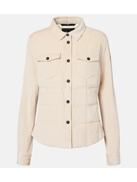Пухено яке Moncler Grenoble бежово