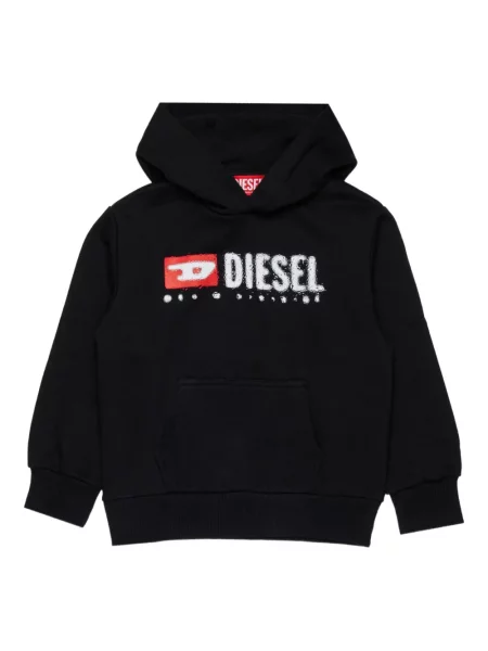Bluza z kapturem dziecięca Diesel czarna