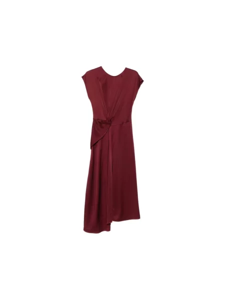 Sukienka maxi Victoria Beckham czerwona