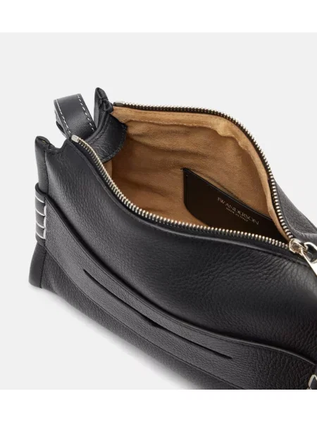 Geanta de piele Jw Anderson din piele negru