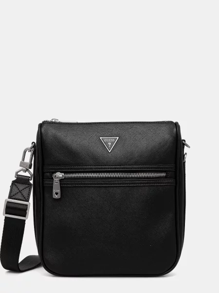 GUESS Geantă de umăr Milano' negru