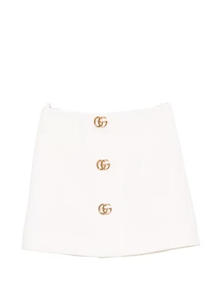 Fusta mini Gucci alb