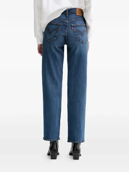 Blugi drepți Levi's® evazate verde