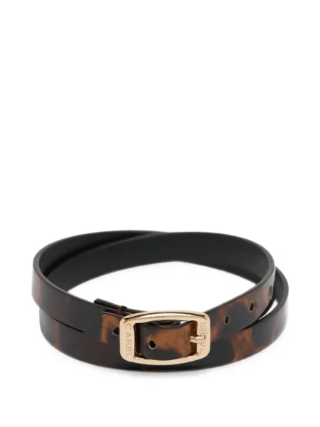 Brăţară Carel Paris din piele cu imagine cu model leopard maro